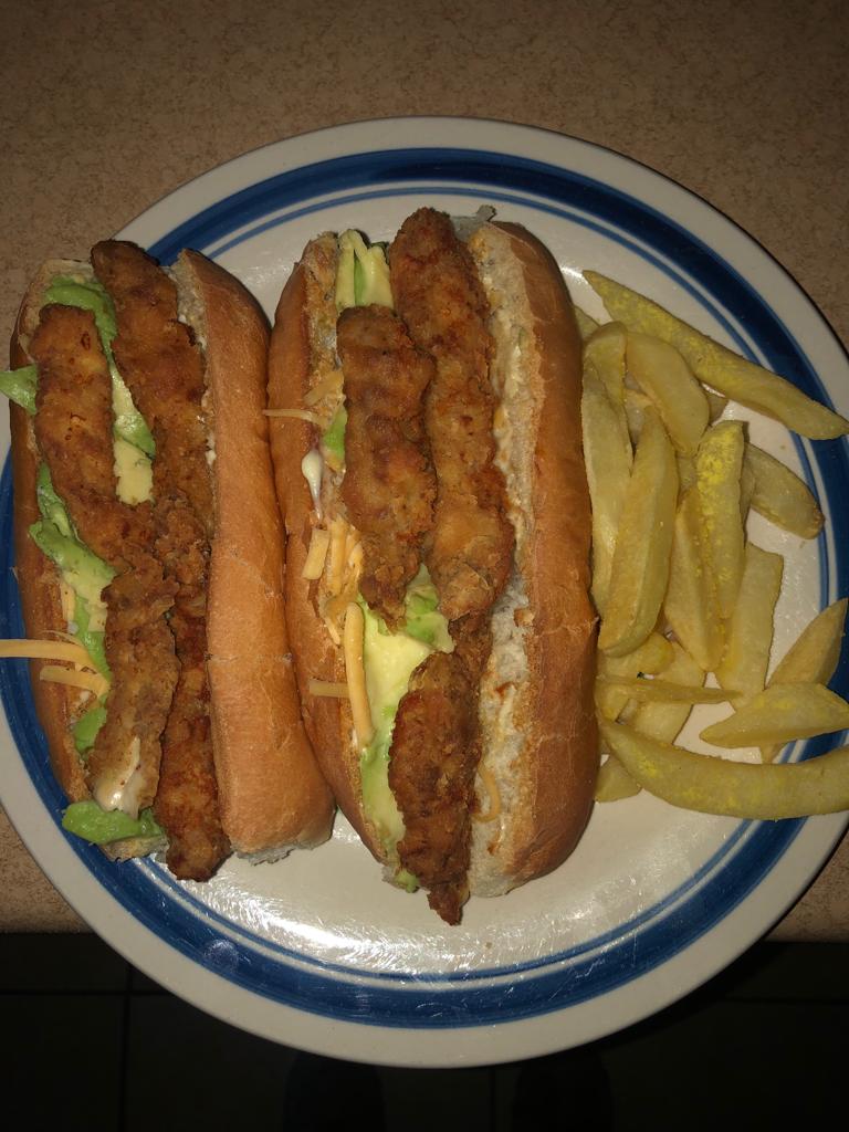 Chicken strips subs